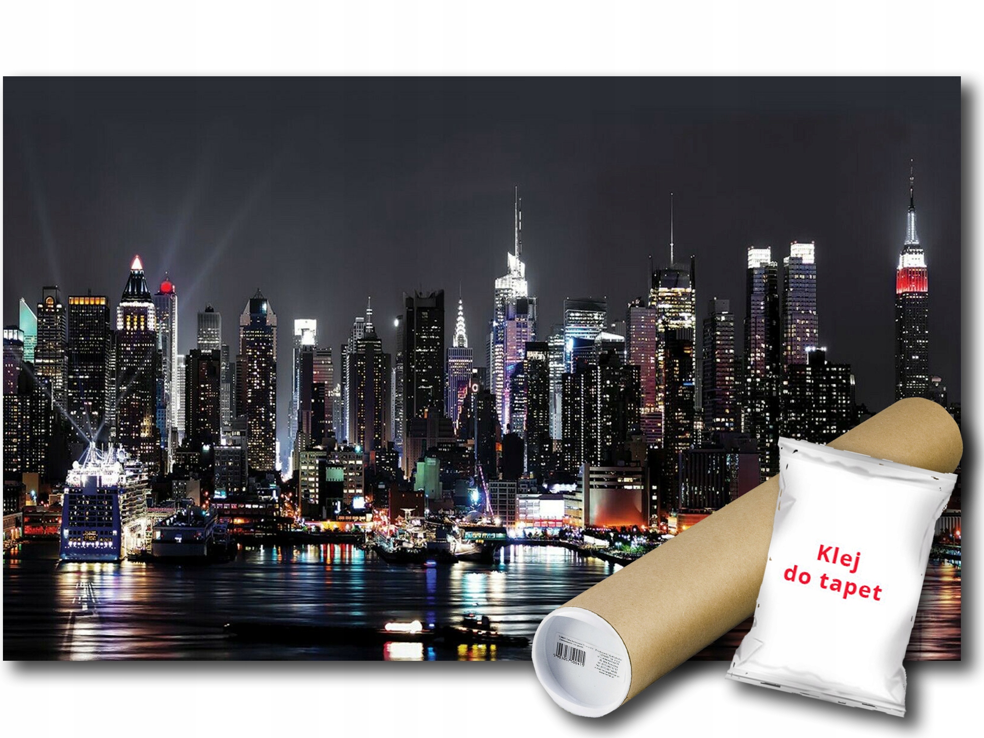 Vinylová Fototapeta New York V Noci Světla 254x184