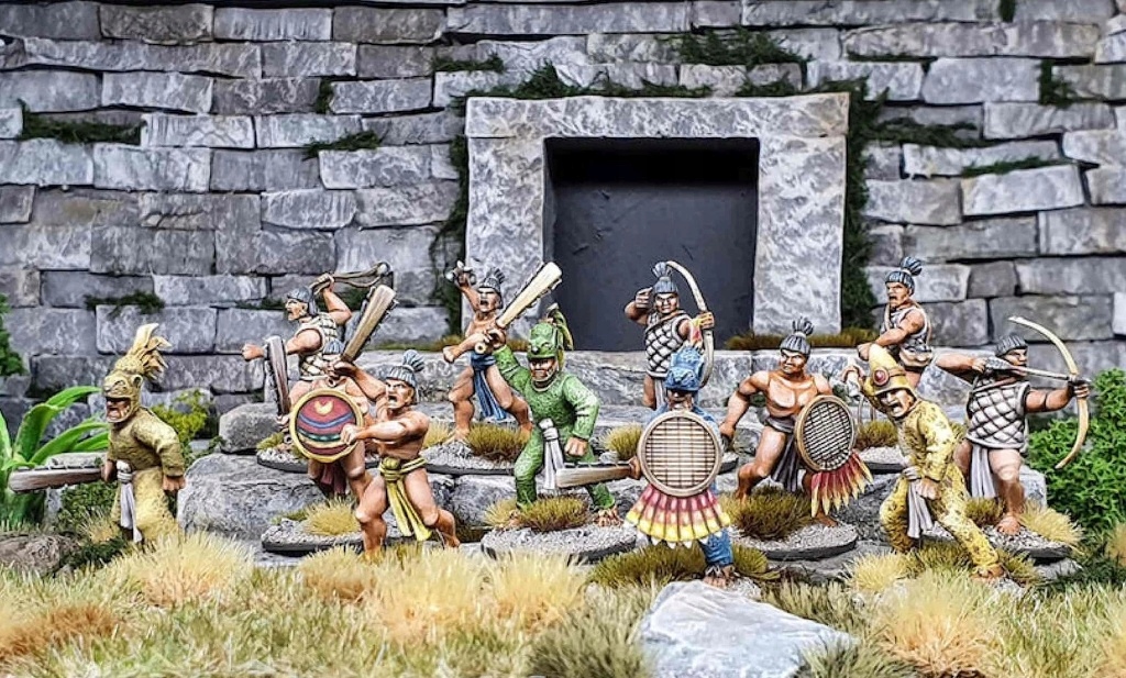 Aztec Warriors - 6 szt. Rodzaj zestaw