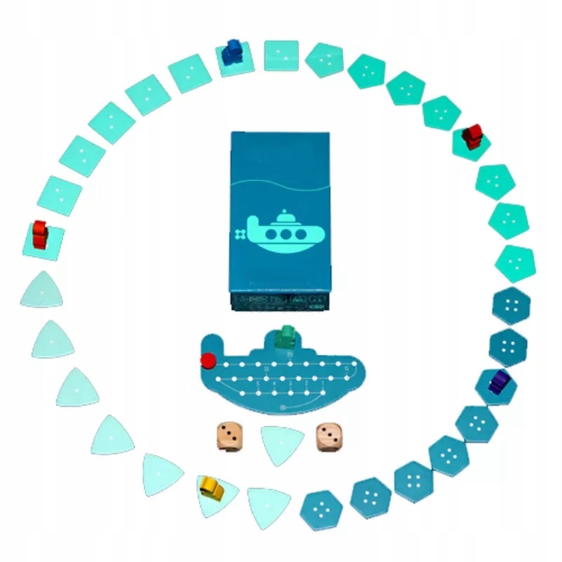 DEEP SEA ADVENTURE gra planszowa kafelkowa Nowa Kod producenta 2354565435657