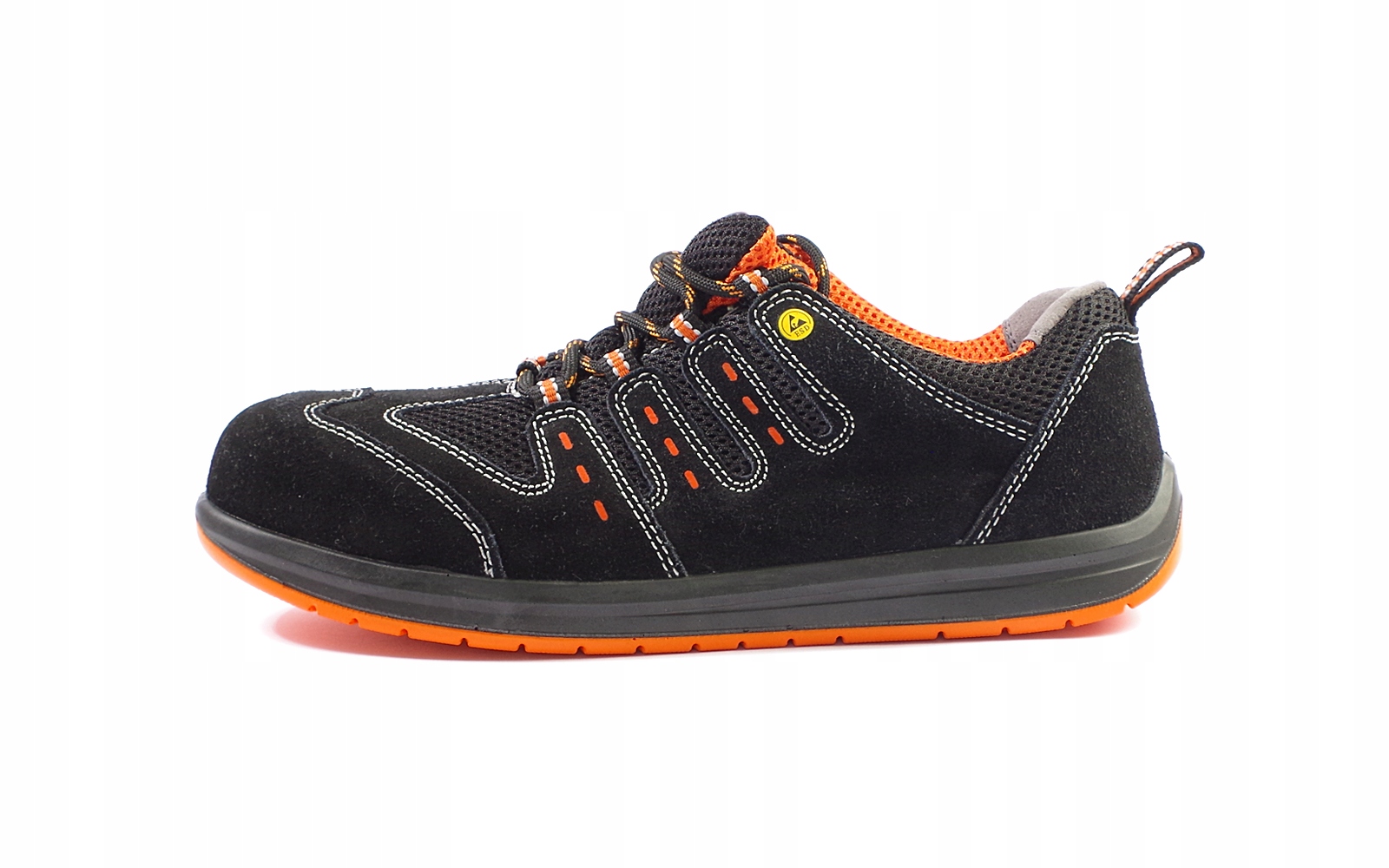 Obuwie bezpieczne BHP - Półbuty - S1 SRC ESD Model P_ORANGE S1 SRC ESD