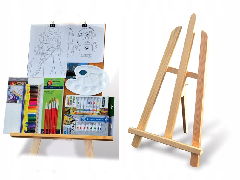 malířská sada pro Děti Malířský Stojan 40 cm dárek