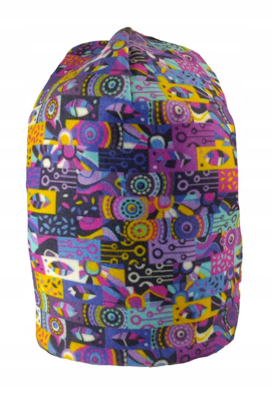 

Czapka Fullprint Ciepła Nadruk Polar Kolorowa