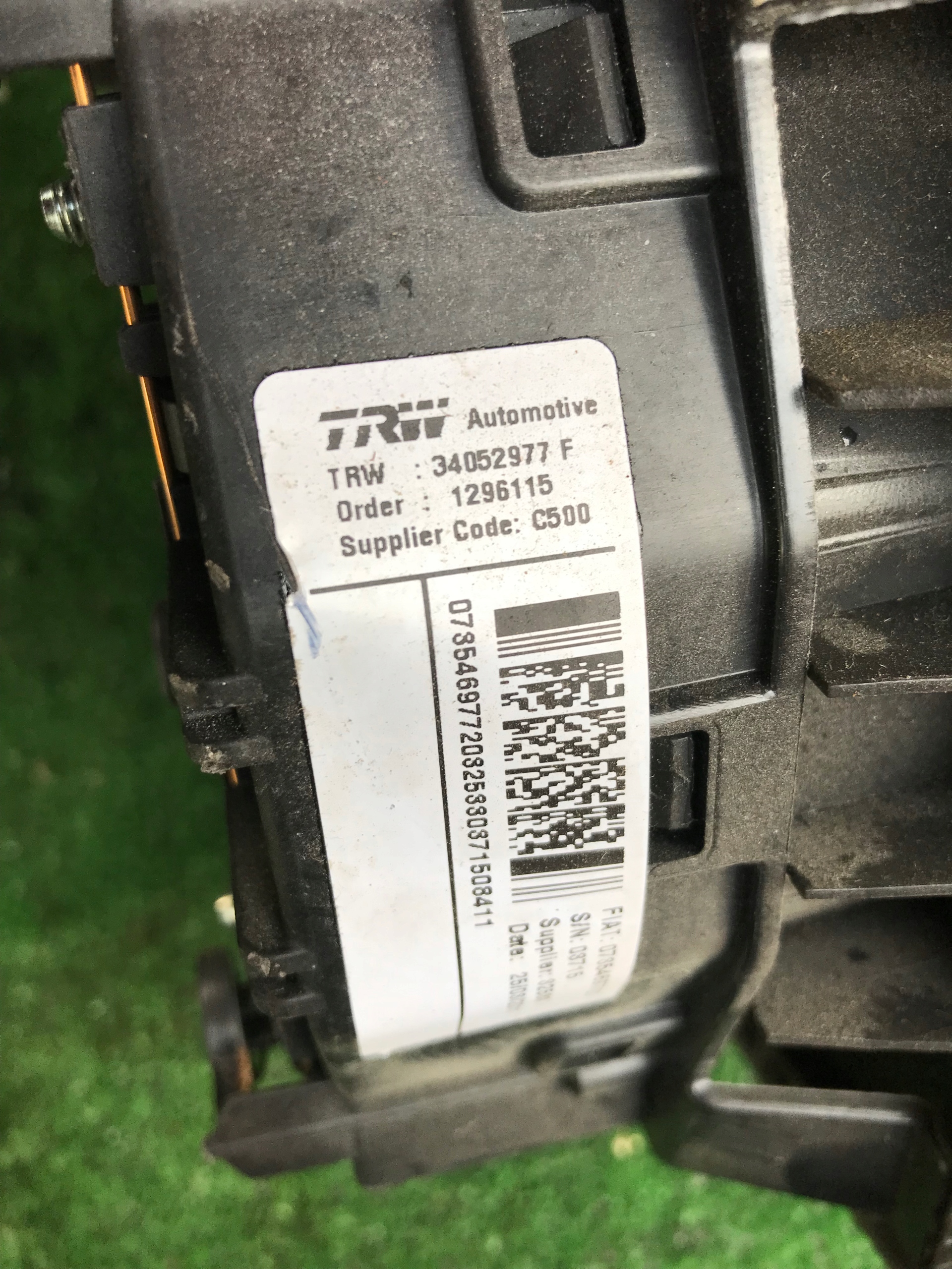 подушка подушки безопасности водители FIAT Ducato III 07354879950