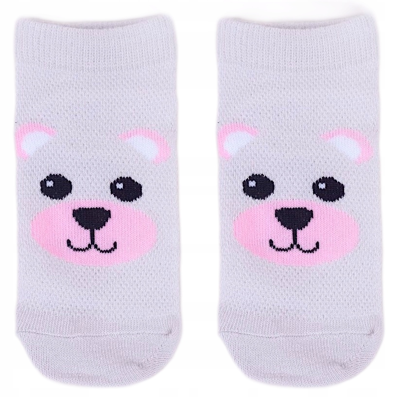 SKARPETKI AŻUROWE ŻAKARDOWE DLA DZIEWCZYNKI STOPKI SKARPETY YOCLUB 27/30 S3 Wzór dominujący inny wzór