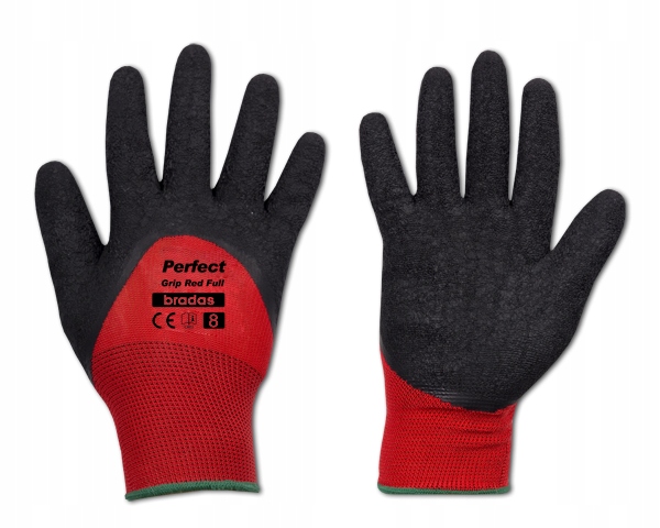 

Rękawice ochronne Perfect Grip Red Full, lateks, r