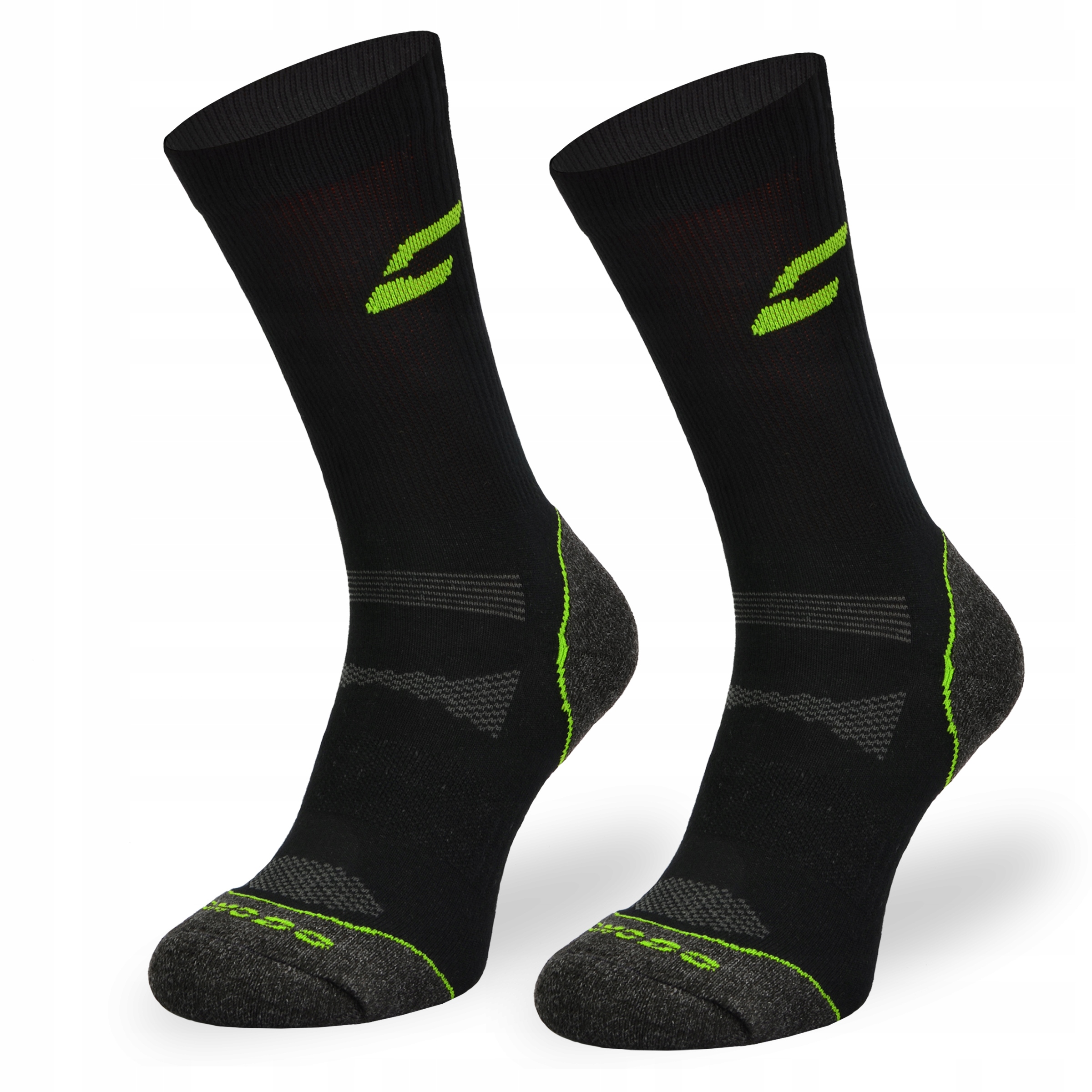 

Skarpety trekingowe TRE1 bambusowe – czarnozielone