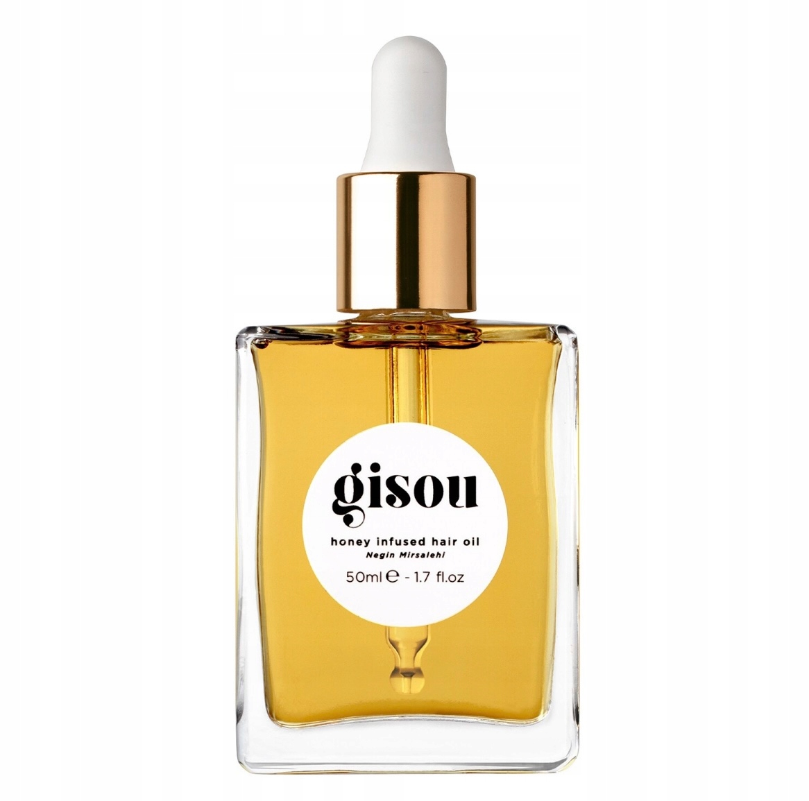 Gisou Honey Infused Hair Oil – Wielofunkcyjny olejek do włosów 50mlu