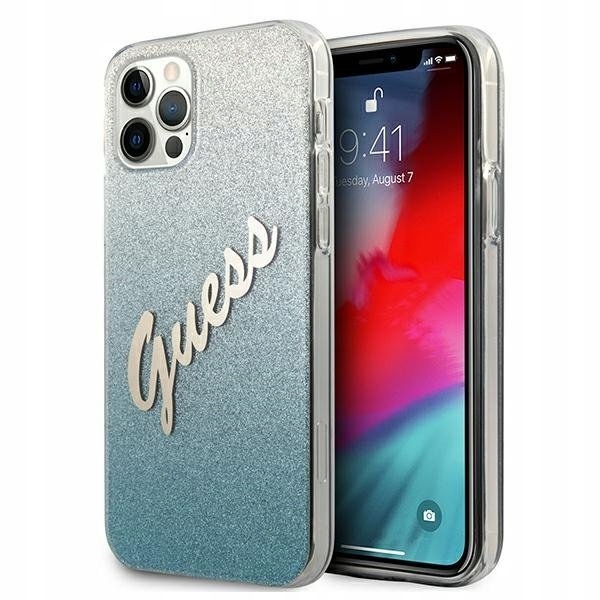

Etui Guess iPhone 12/12 Pro 6,1" niebieski