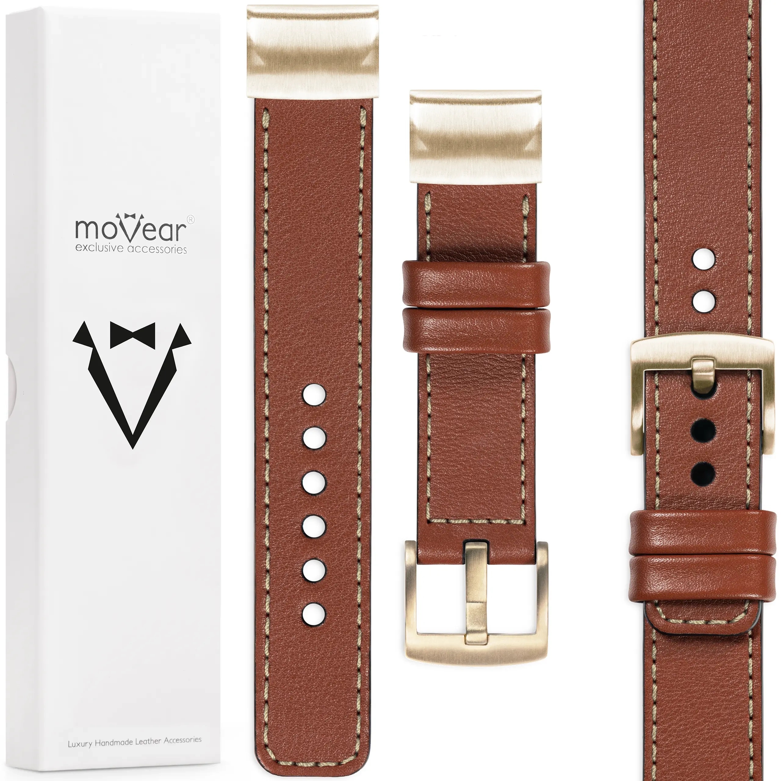 Pásek pro Garmin Fenix 8s 7s 6s 5s QuickFit 20 kožený, exkluzivní