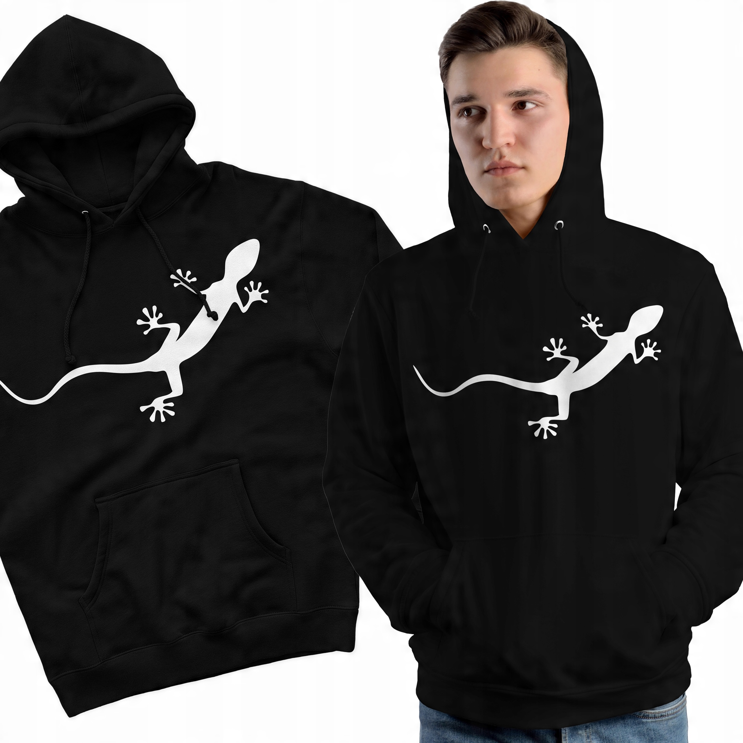 

Bluza Z Kapturem Quattro Jaszczurka Audi roz S