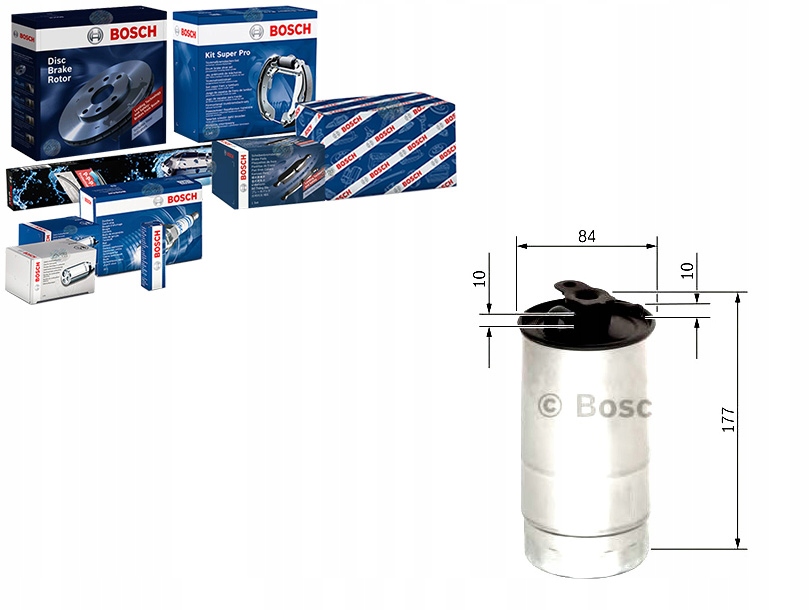 Palivový Filtr Bosch 93171658 813030 WFL4070