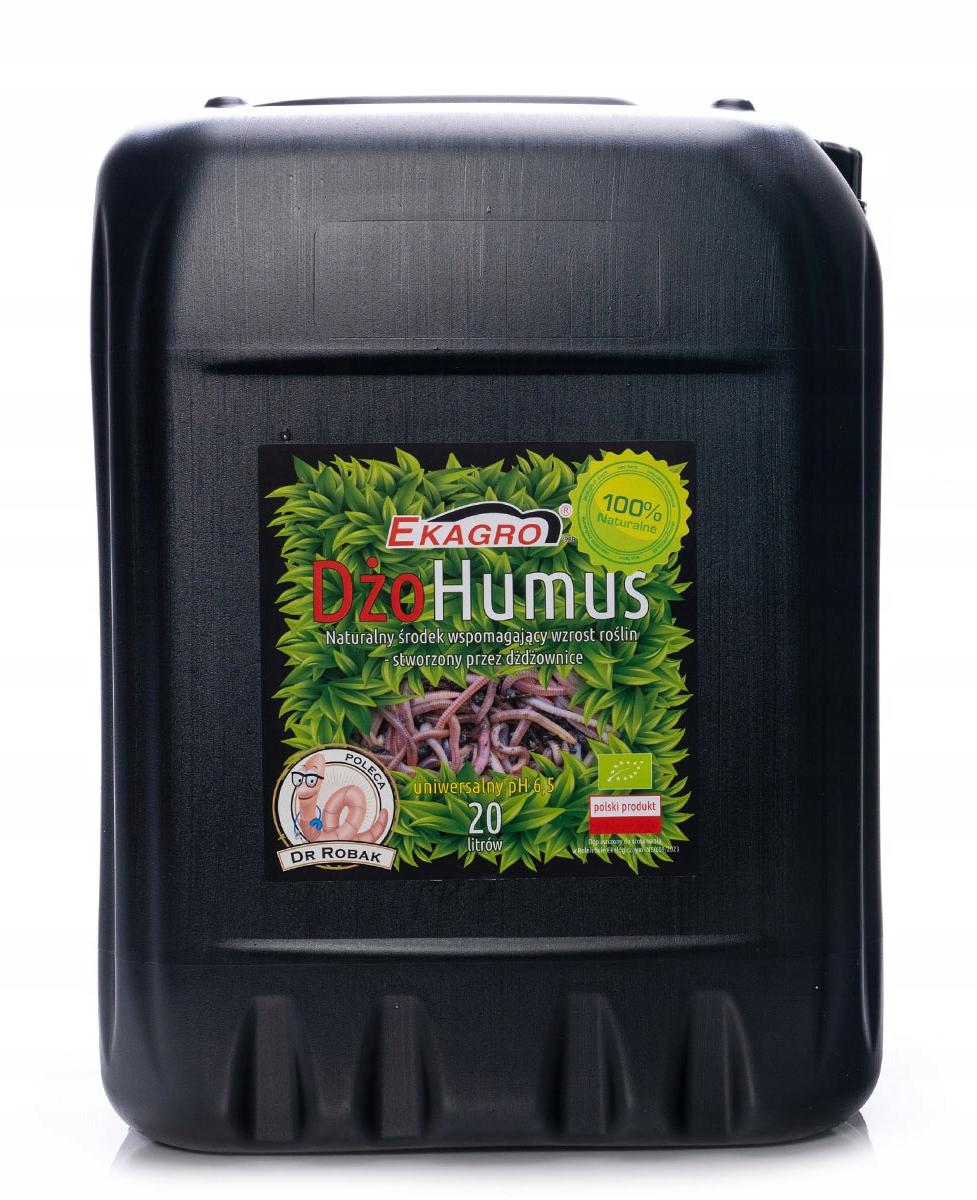 

20L Kwasy Humusowe Naturalny Humus Biohumus Ekagro