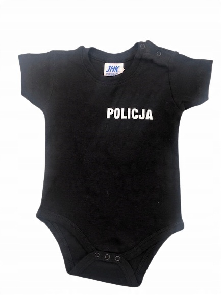 

Body dziecięce Policja na 9 m. kr.rękaw,czarne