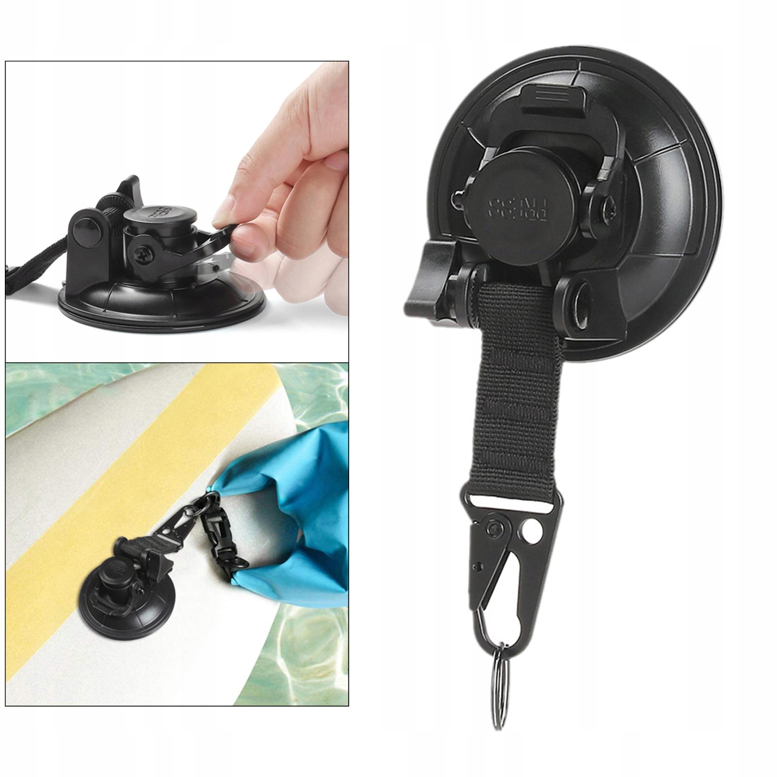 Sturdy Suction Cup Anchor Tie Down for Car Side Marka bez marki