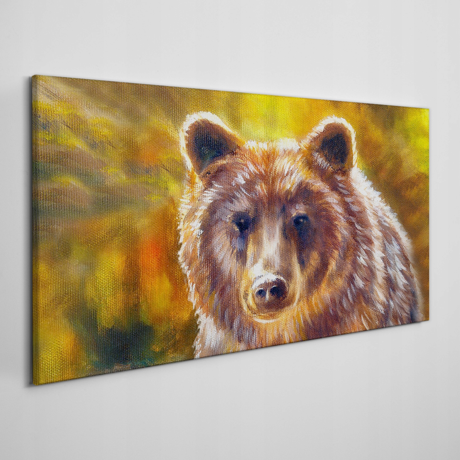 

Obraz na ramie płótno Niedźwiedź zwierzę 140x70 cm