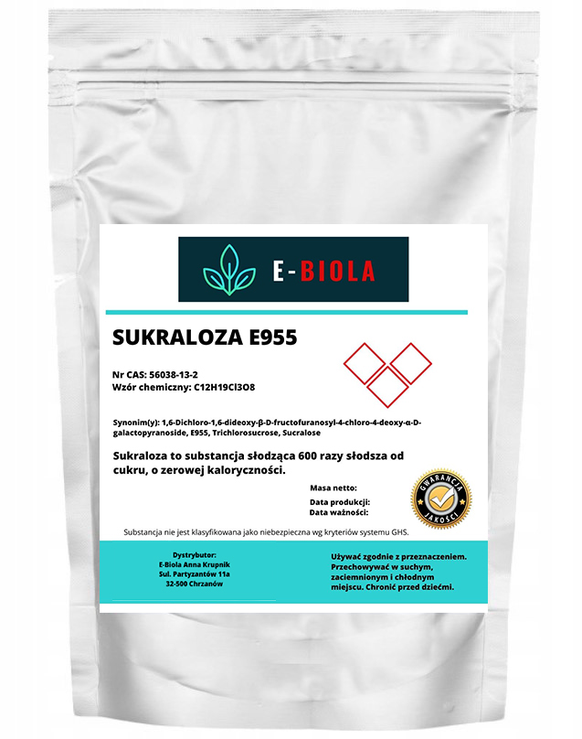 Sukralóza E955 Náhrada Cukru, Sladidlo prášek 250 g
