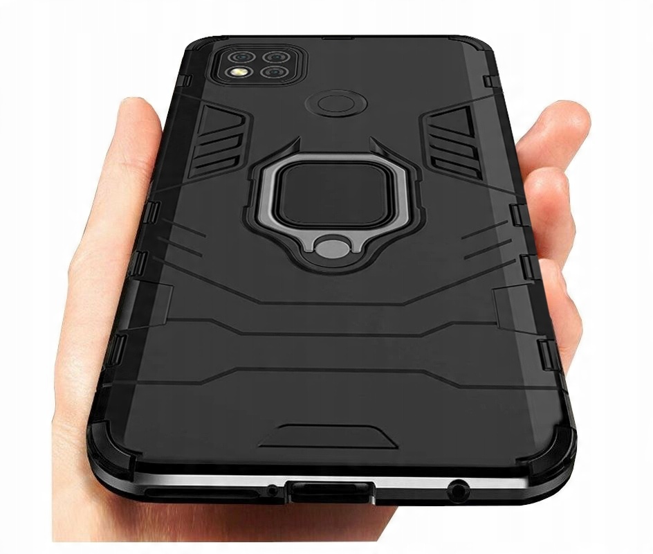 

Etui Pancerne Ring do Redmi 9C Szkło