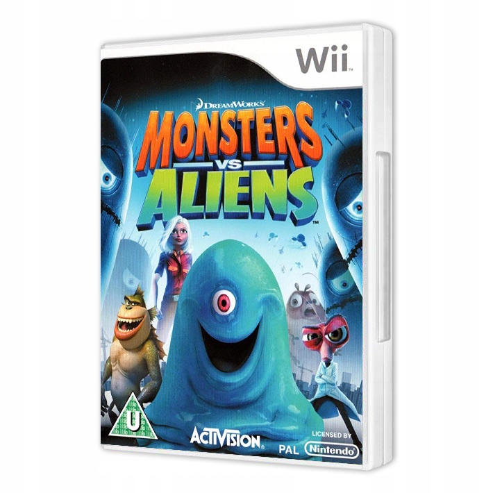 Monsters vs Aliens Nintendo Wii pudełkowa