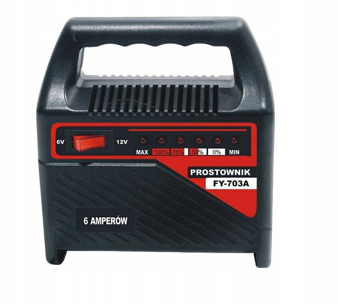 

Prostownik Samochodowy Ładowarka 6V/12V 6A