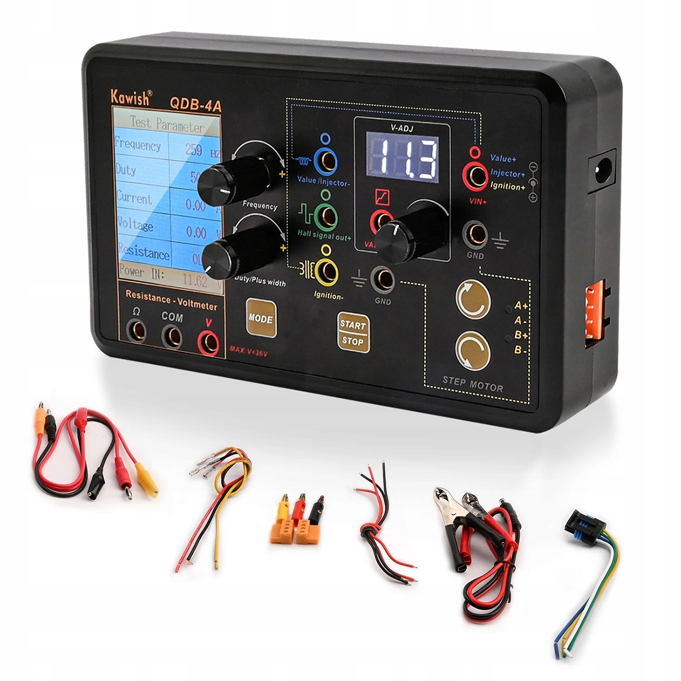 Tester Ovládač cievok vstrekovačov ventilov krokových motorov 12-24V