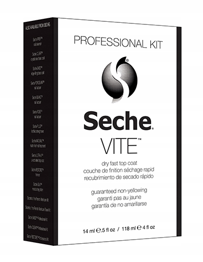 Seche Vite Top Coat, zestaw 118ml + 14ml