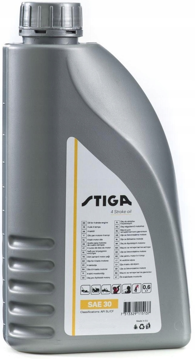 

Olej SAE30 0,6L do Kosiarki 99-2101-01 Stiga