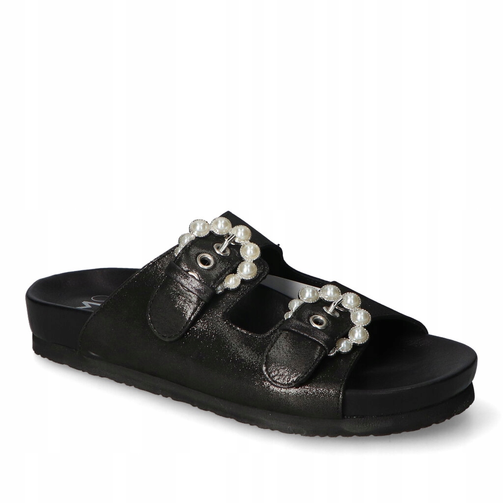 Nazouváky Moda in pelle Opaal Černé 36