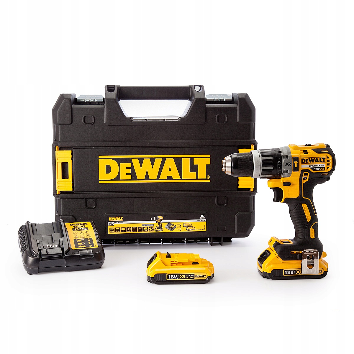 Wiertarko-wkrętarka udarowa DeWalt DCD796D2-QW 18V Xr Li-Ion 2x2,0Ah