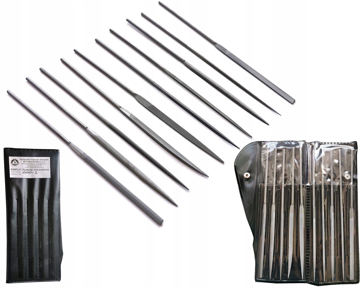 KOMPLET PILNIKÓW IGLAKÓW IGIEŁKOWYCH 200/2 BEFANA