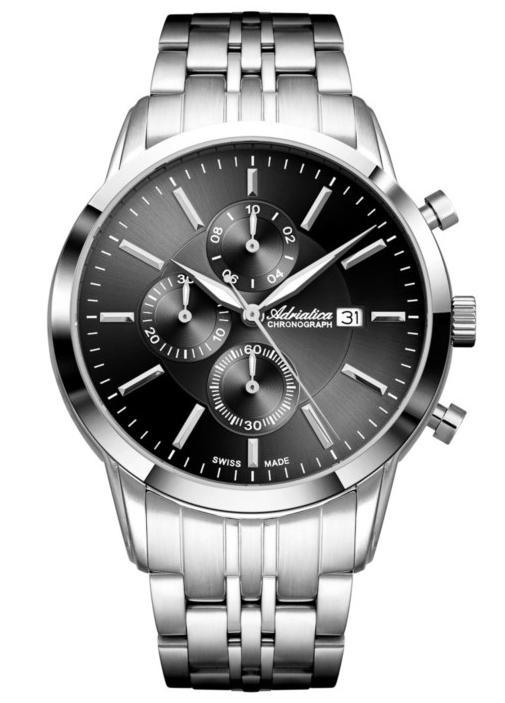 Nové Originální Pánské Hodinky Adriatica A8306.5114CH Chronograf