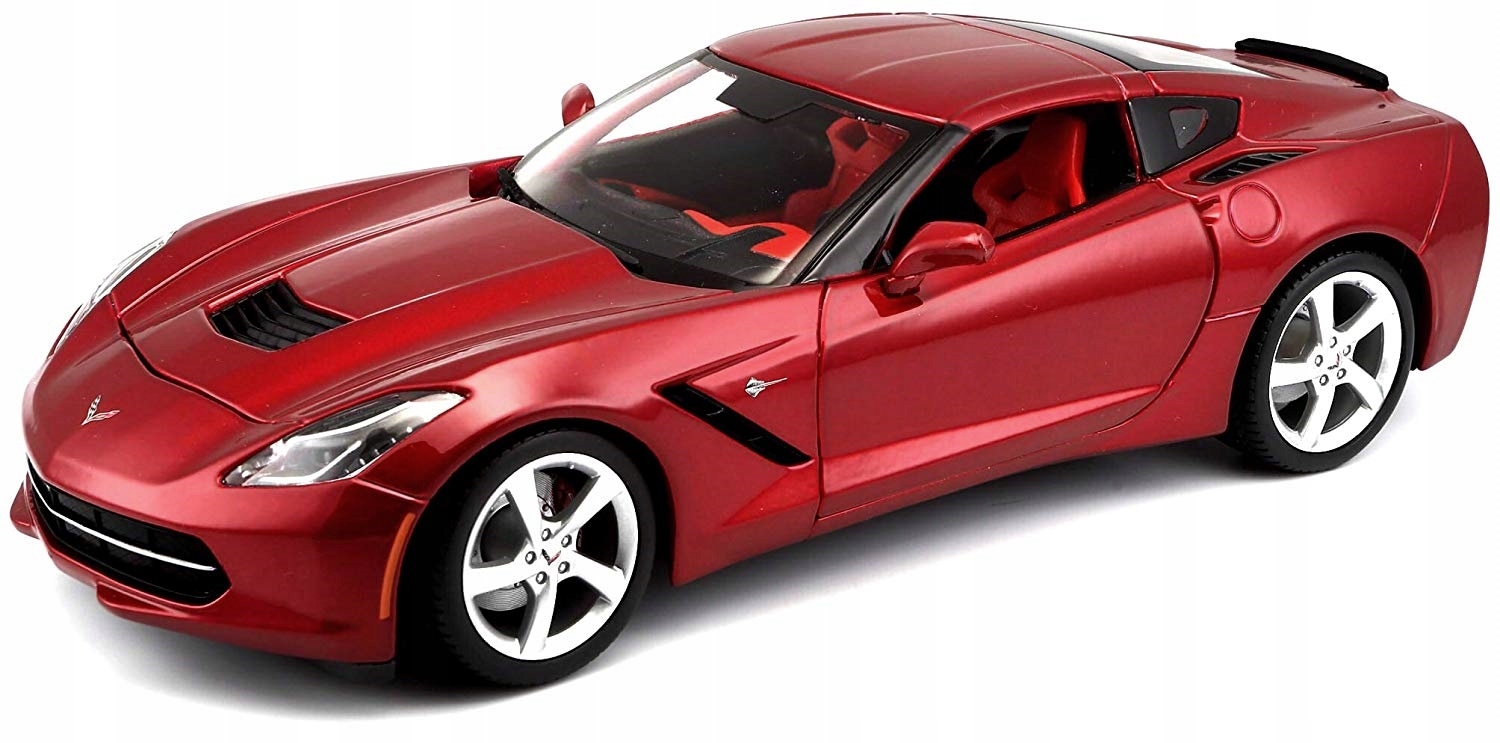 Maisto Corvette Stingray 2014 metal červená 1:18