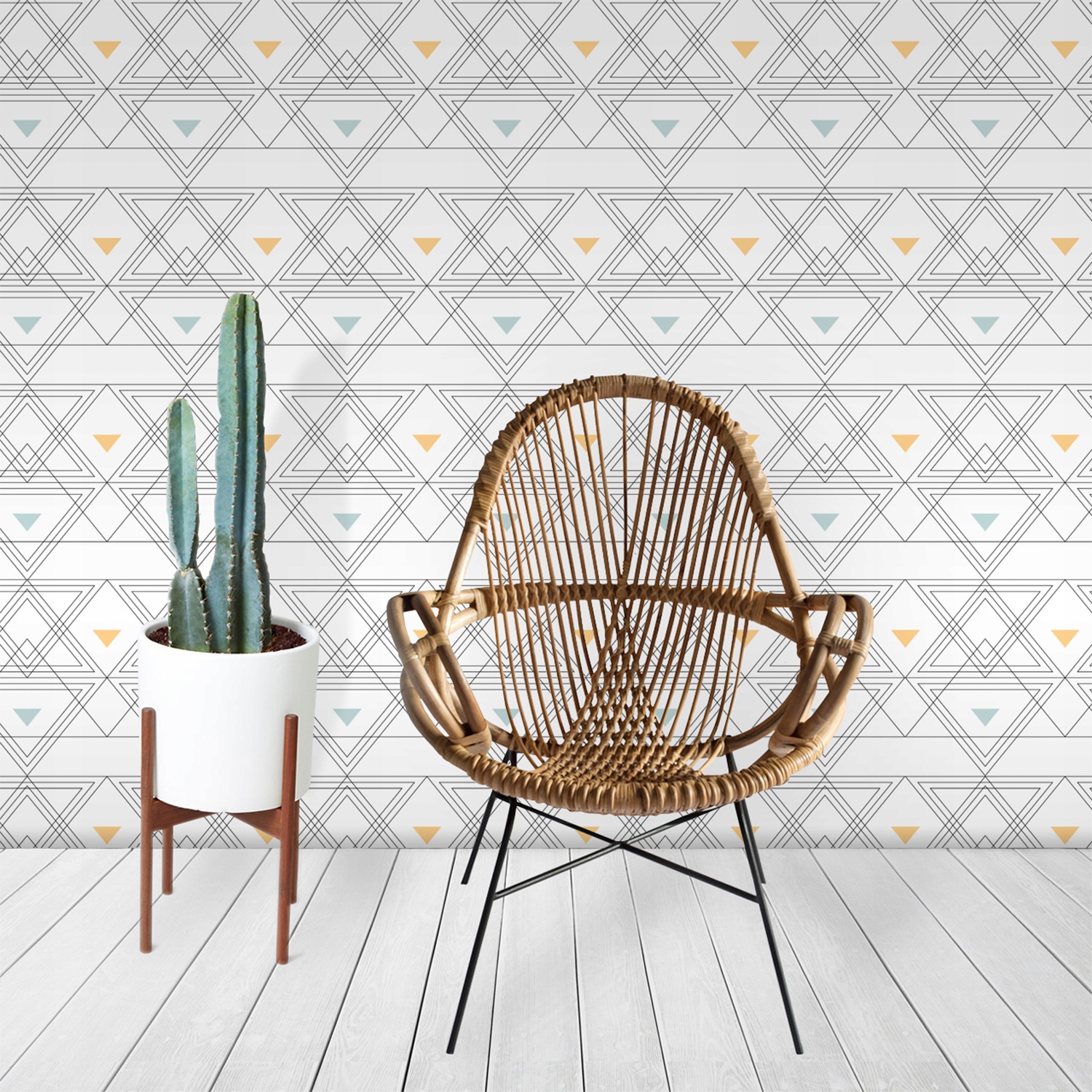 

Fototapeta na flizelinie Wzór z trójkątów 104x70