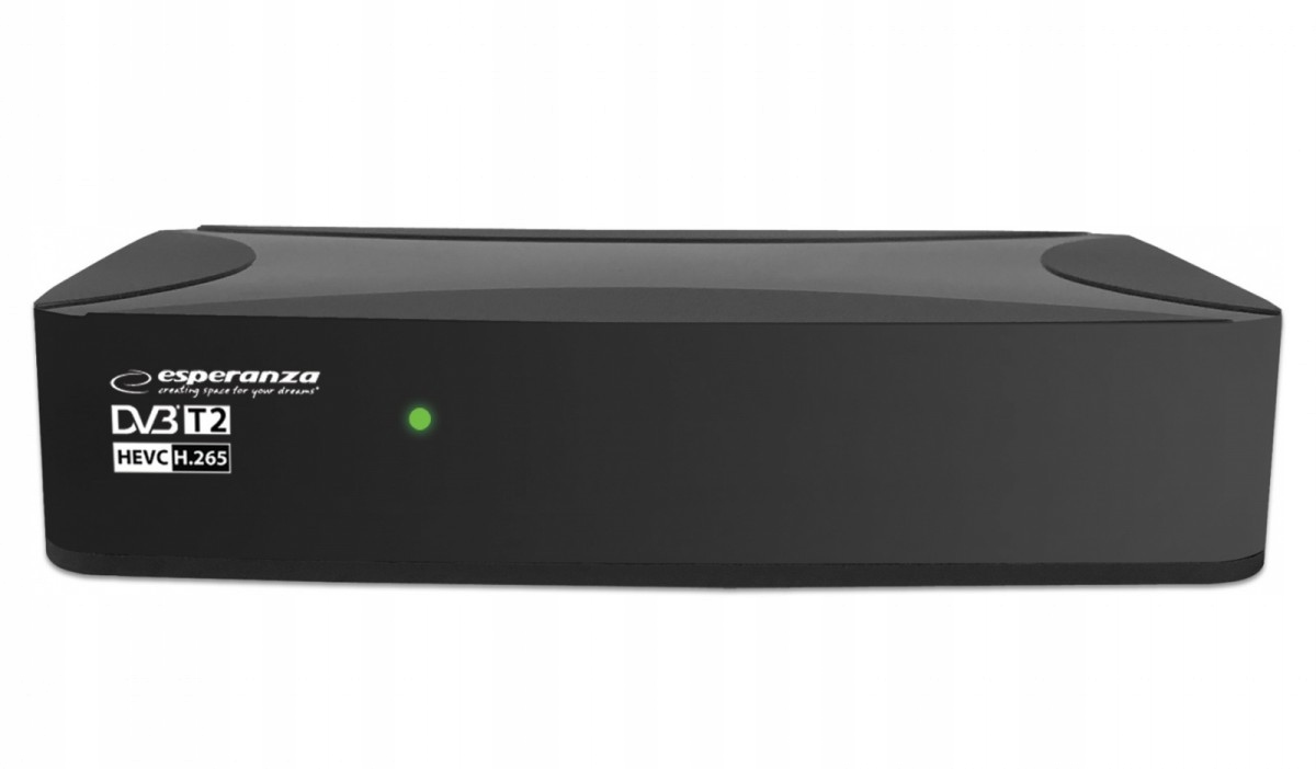 Esperanza Digitální tuner/dekodér DVB-T2 H.265/HEVC