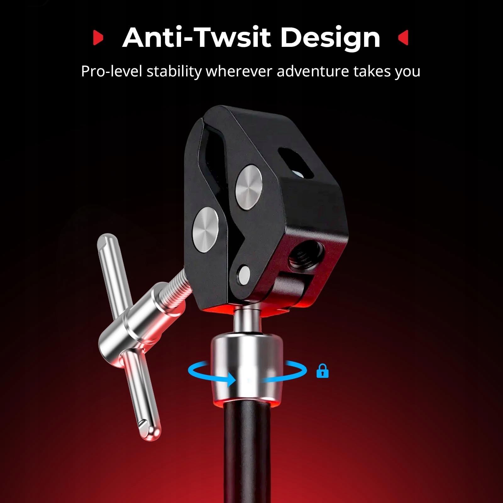 SMALLRIG 5605 Ramię Magic Clamp Uchwyt Do GoPro DJI Insta360 1 4 Cala — miniatura 2
