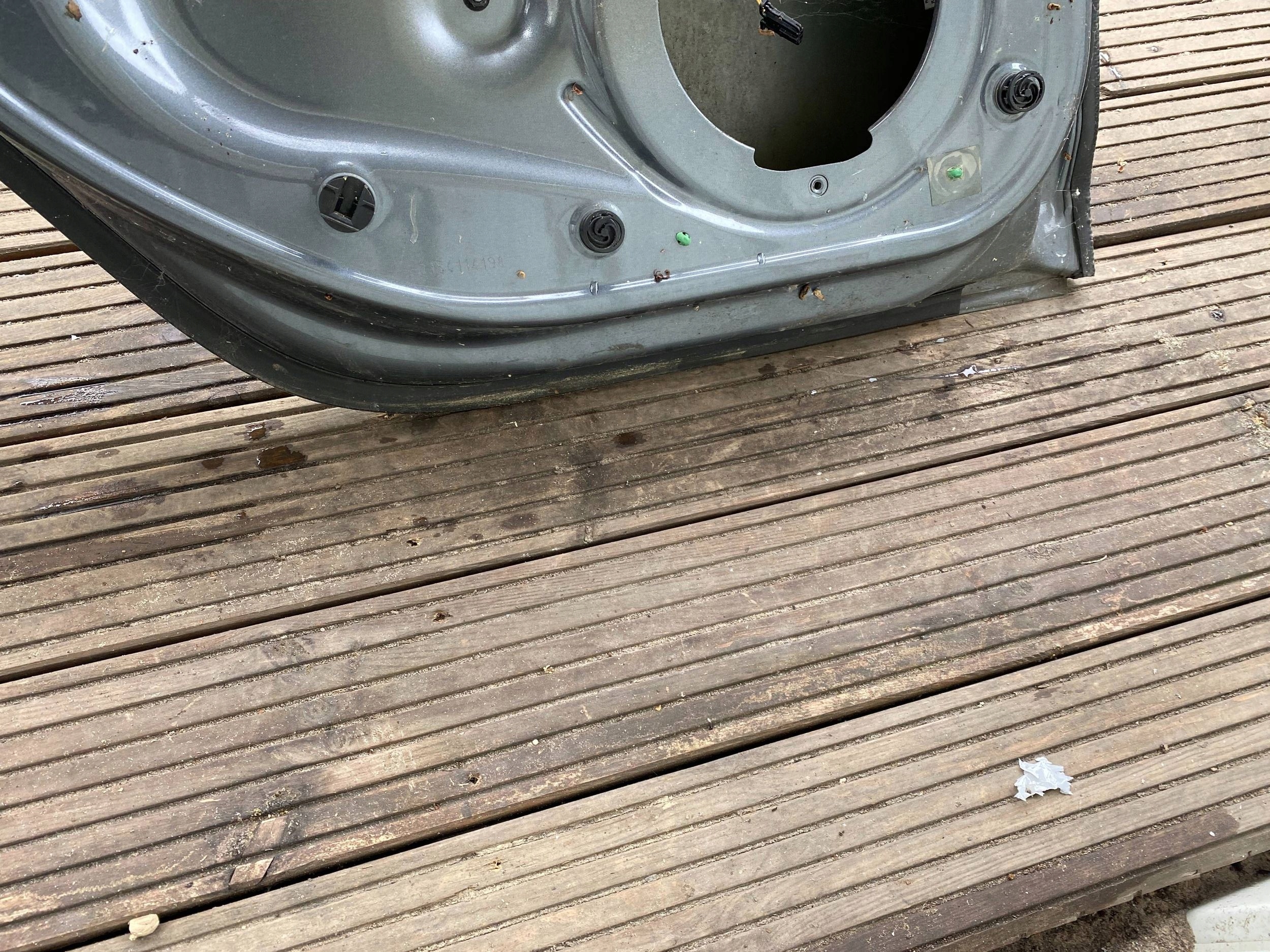 SEAT LEON III FR HB complete door left rear part rear. LX7R grey