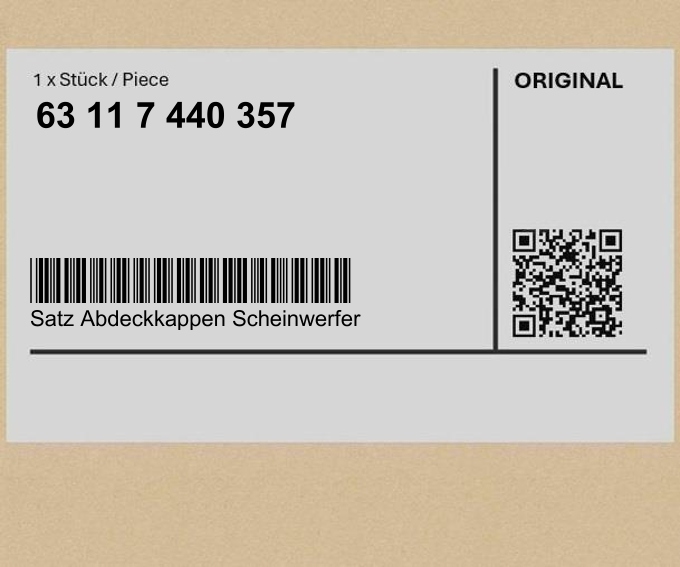 Комплект. шапка фари BMW 5 F90 G30 G31 G38 6 G32 7 G11 G12