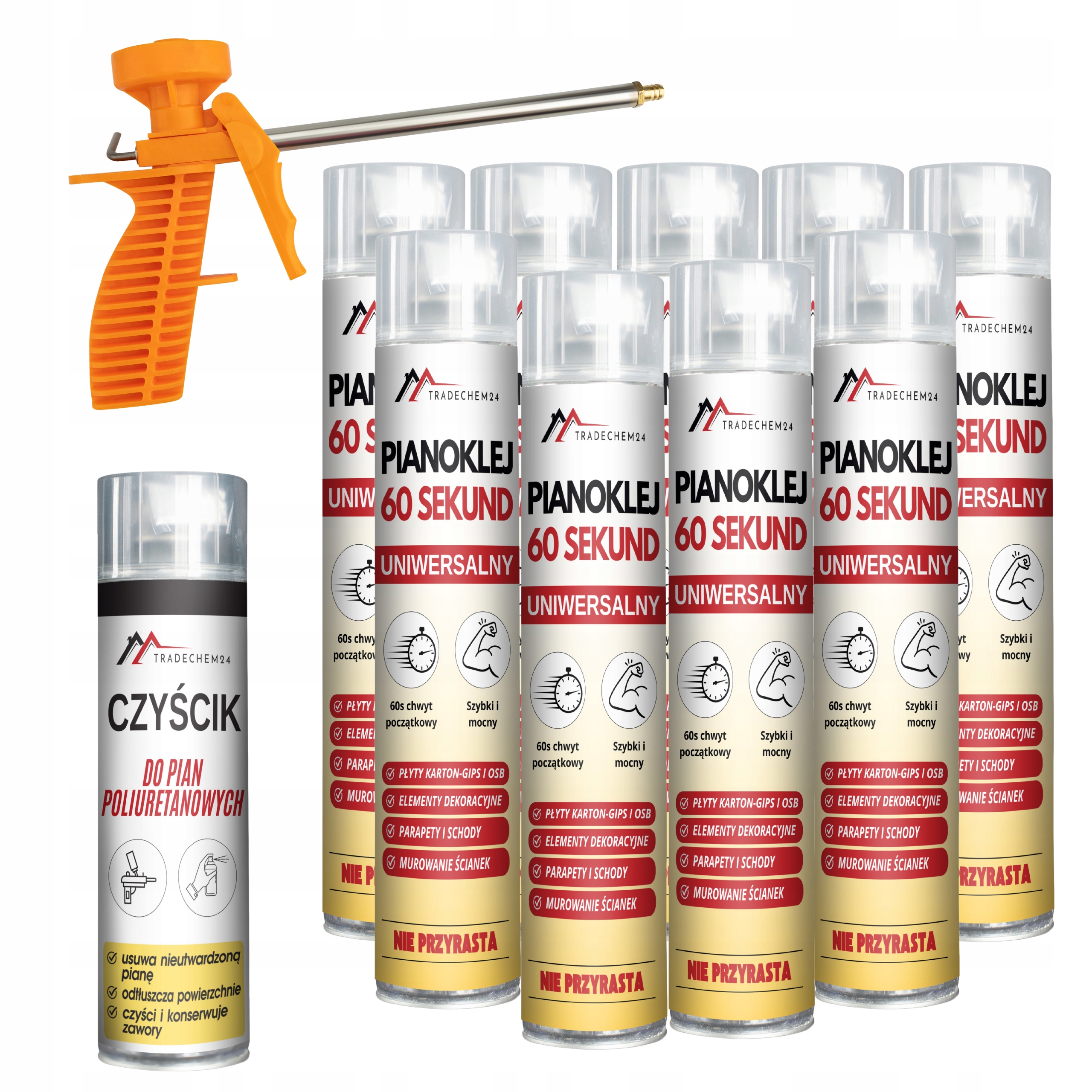 Pěna Lepidlo 60 Sekund Rychleschnoucí Pěnové Lepidlo Pěna Čistič Pistole