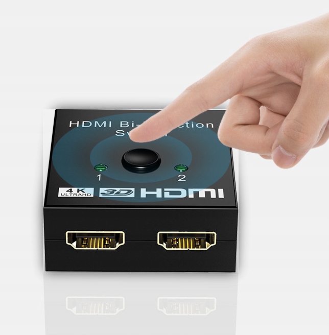 SWITCH HDMI 2.0 2X1 SPLITTER 1X2 ROZDZIELACZ 4K/60 Kod producenta D633