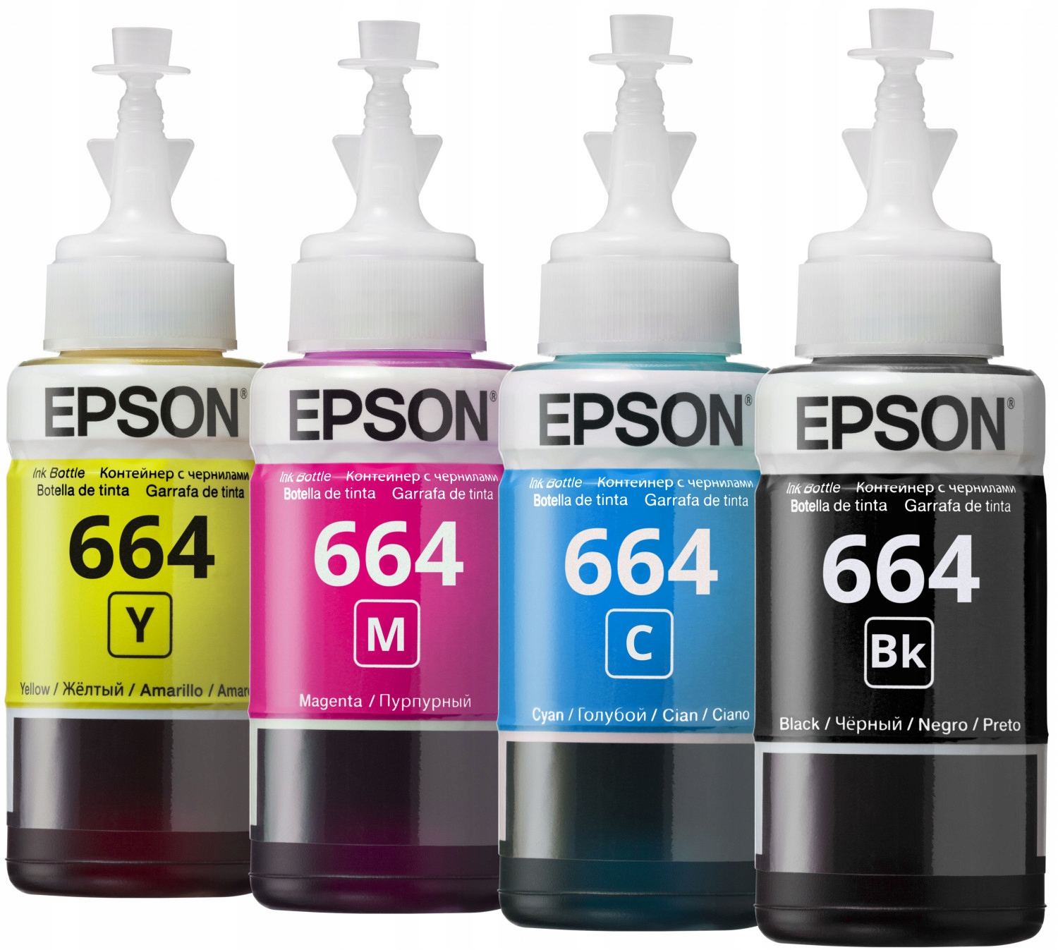 

Zestaw Tuszy Epson 664 T6641 T6643 T6644 oryginał