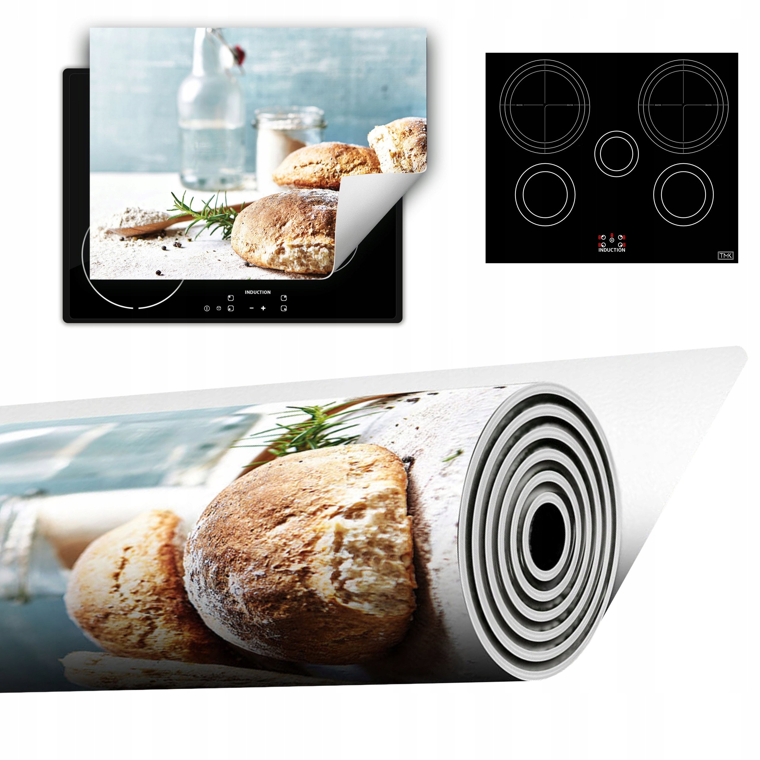 Vinylová Podložka Do Kuchyně Více Místa 70x52 Chléb