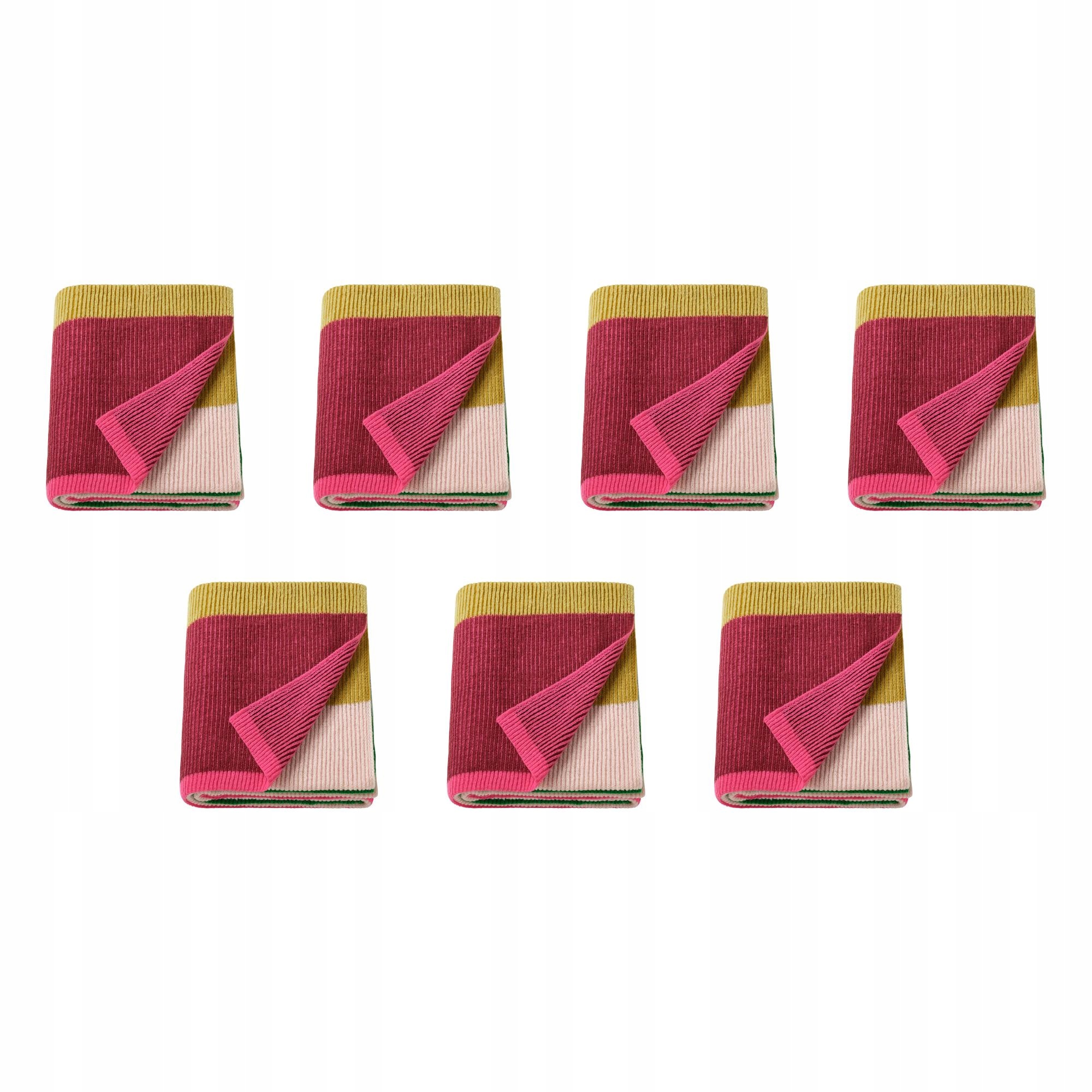 7 ks Vícebarevný pléd 130 x 170 cm, měkký a dekorativní