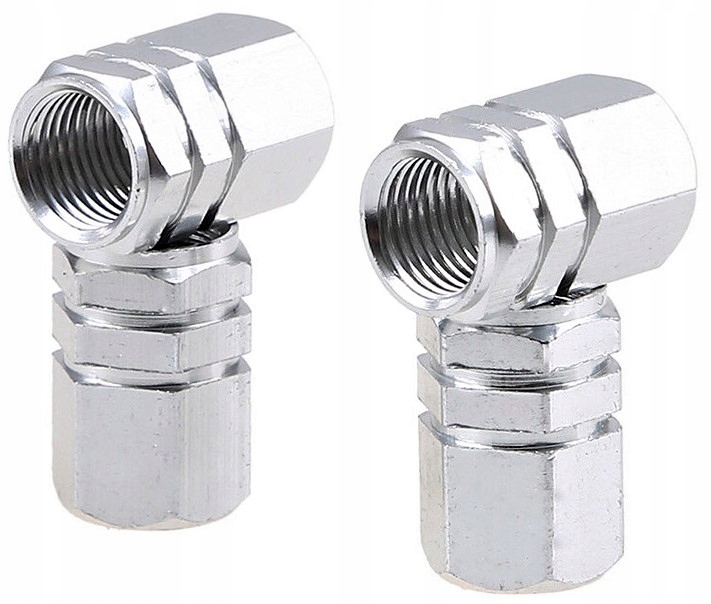 ALUMINIOWE NAKRĘTKI NA WENTYLE SREBRNE KAPTURKI x4 Kod producenta 02236