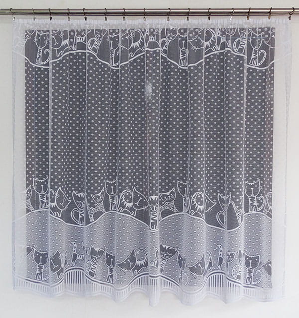 

Mg Firana Koty Kotki 300x160 z taśmą Żakard pol