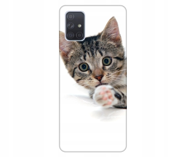 

Etui wzory do Samsung Galaxy A71 Kot kotek smieszn