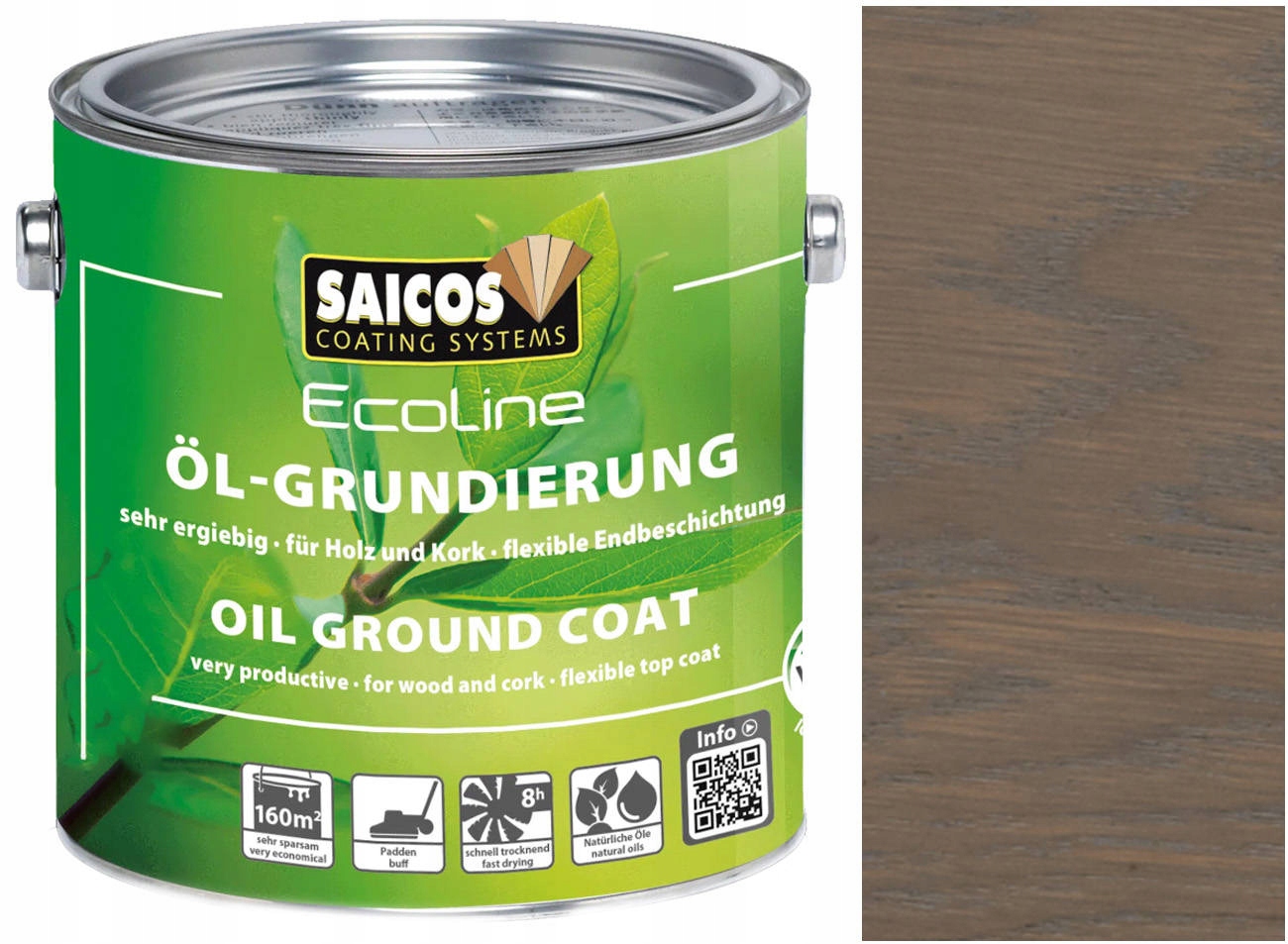 Saicos MultiTop Základný olej Bazalt 3474 0,75L