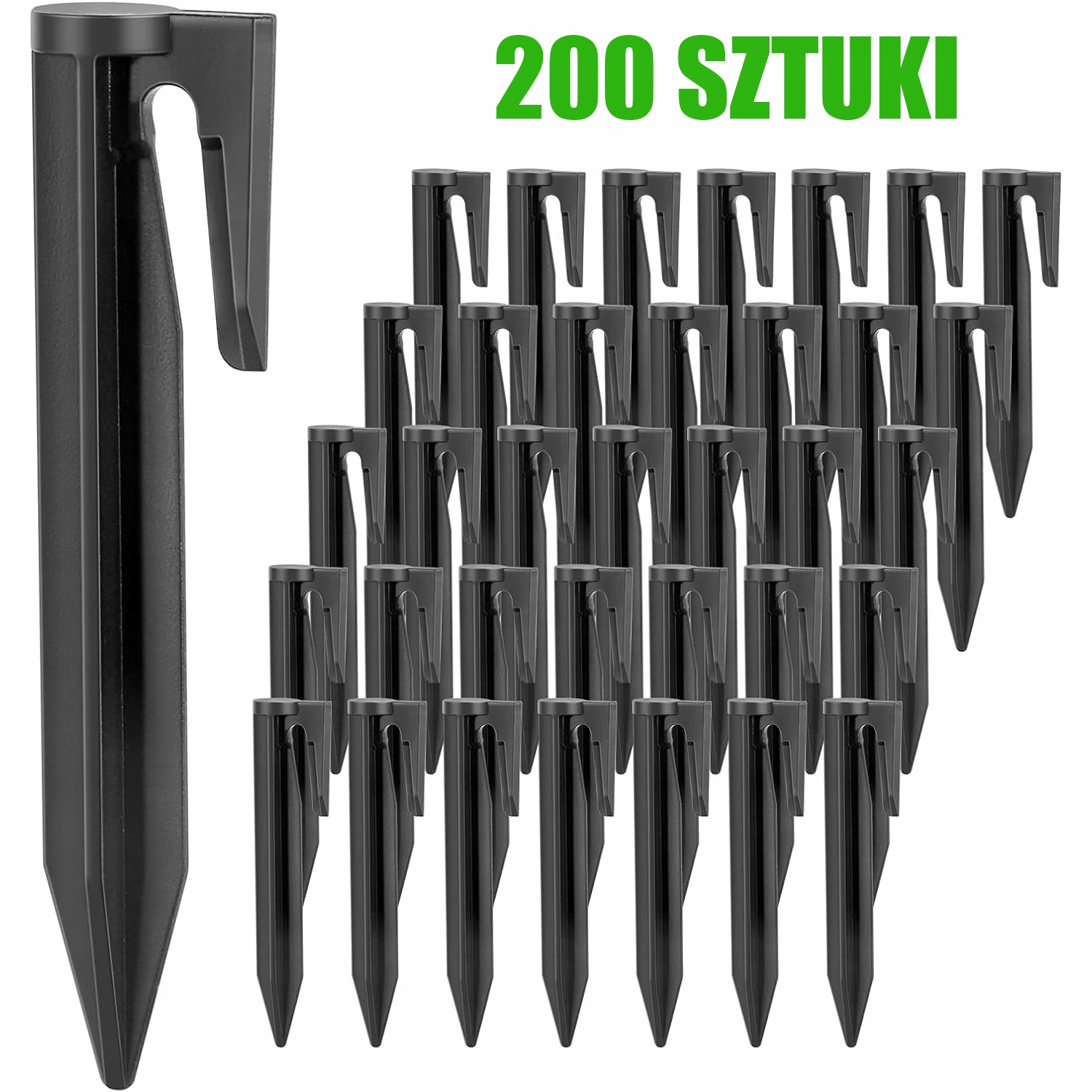 HAKI ŚLEDZIE DO ROBOTA KOSZĄCEGO, KOŁKI GRUNTOWE MOCOWANIE DRUTU, 200 SZT Typ kosisko