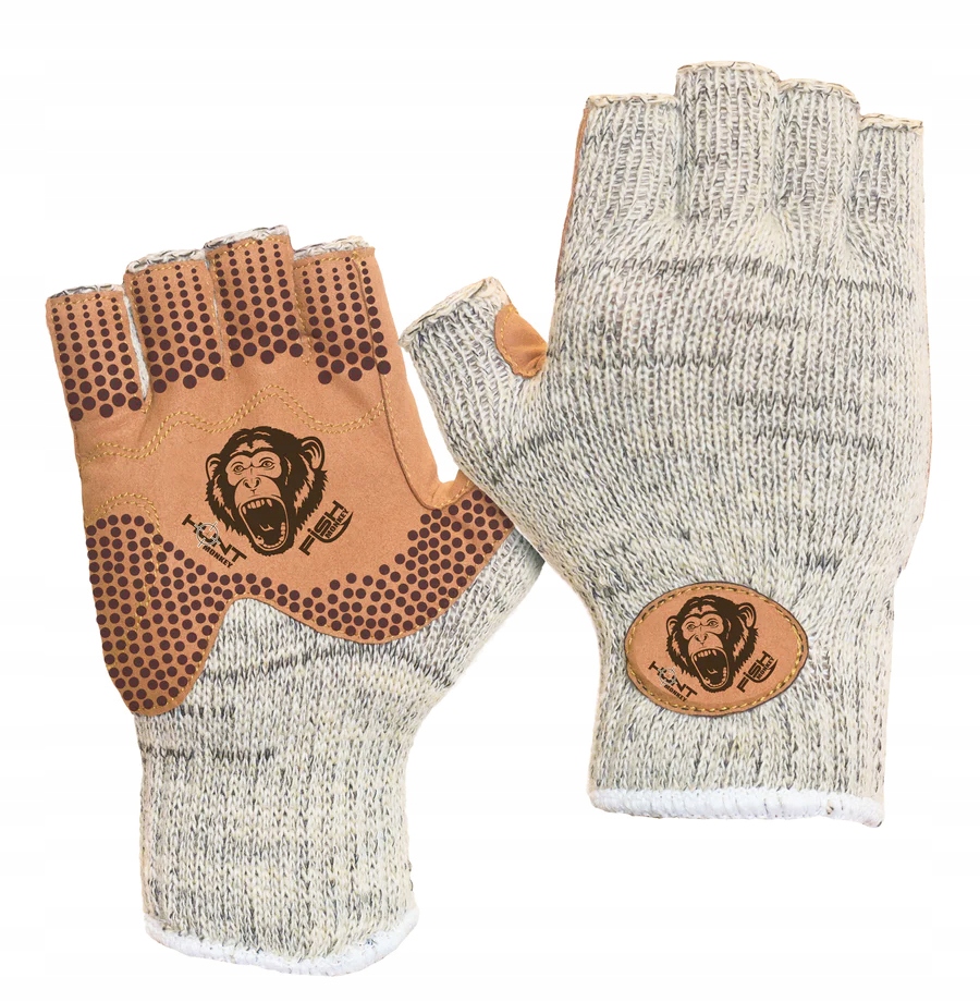 Rękawiczki Wędkarskie Fish Monkey Wooly Glove Tan FM30-XS