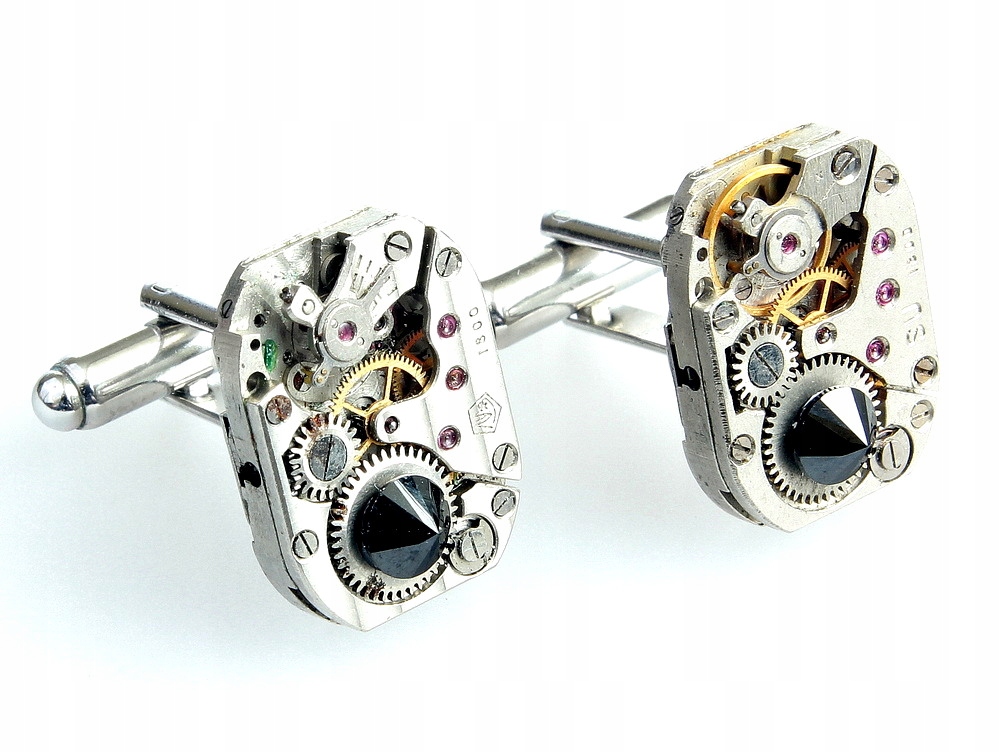 Manžetové knoflíčky Obdélník Dark Knight Ruční Výroba