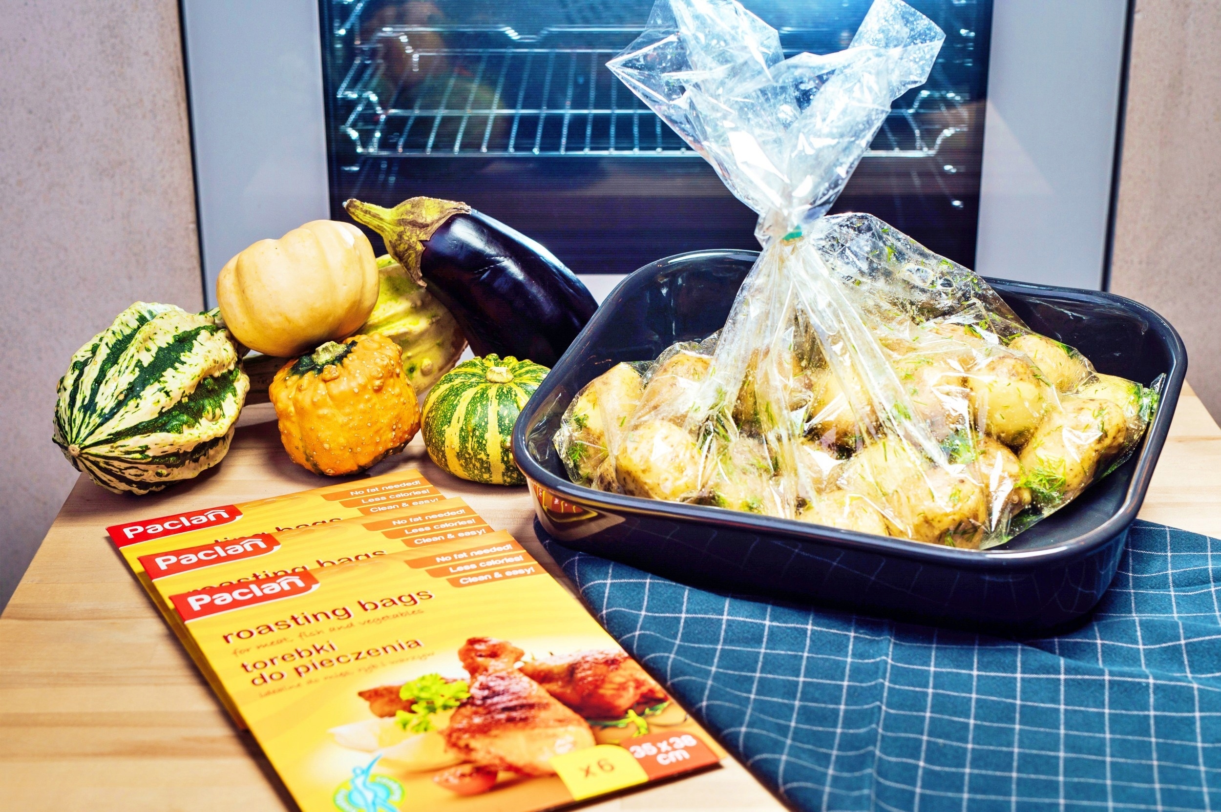 PACLAN TOREBKI DO PIECZENIA 6 SZT Długość 38 cm