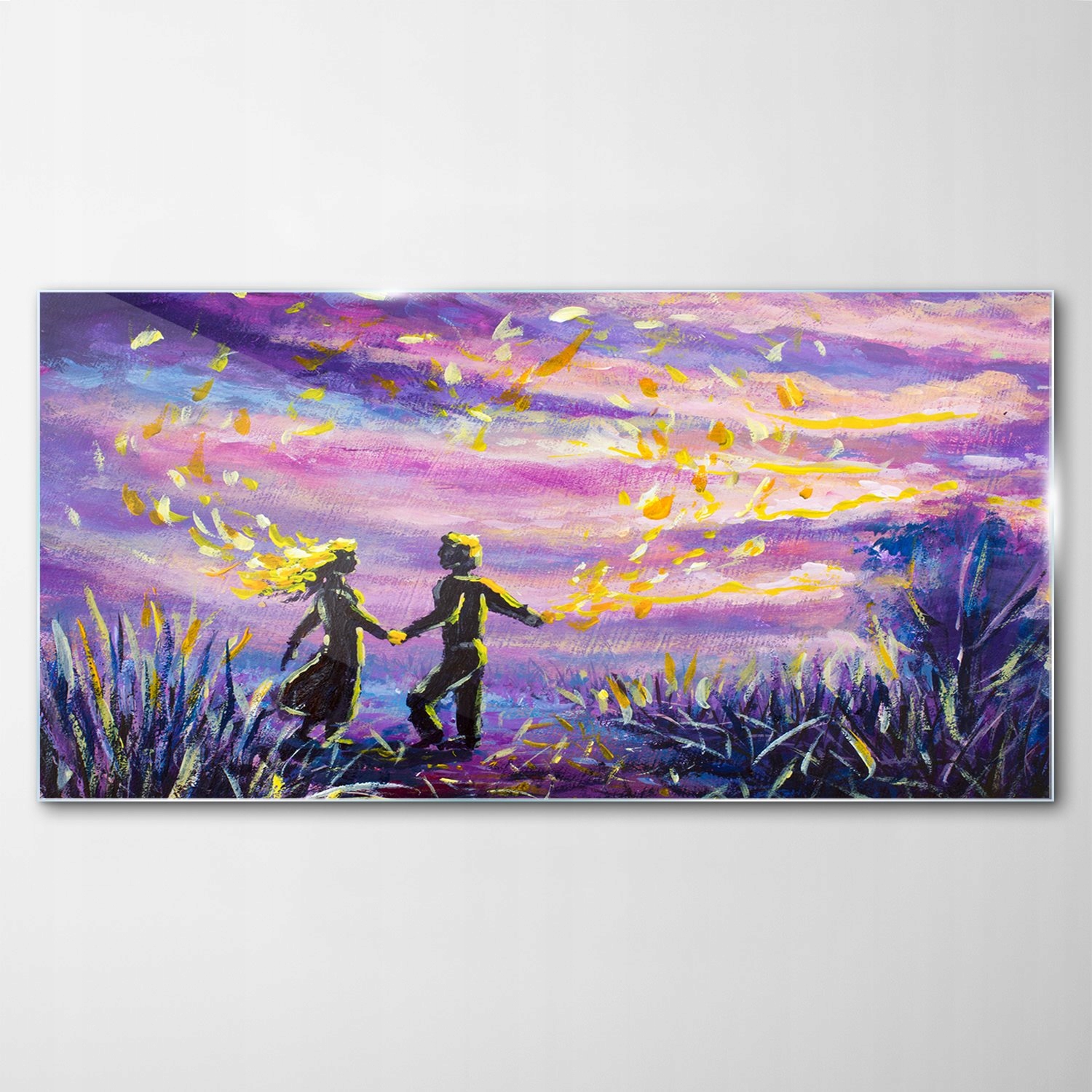 

Hartowany Obraz Szklany Abstrakcja Taniec 120x60